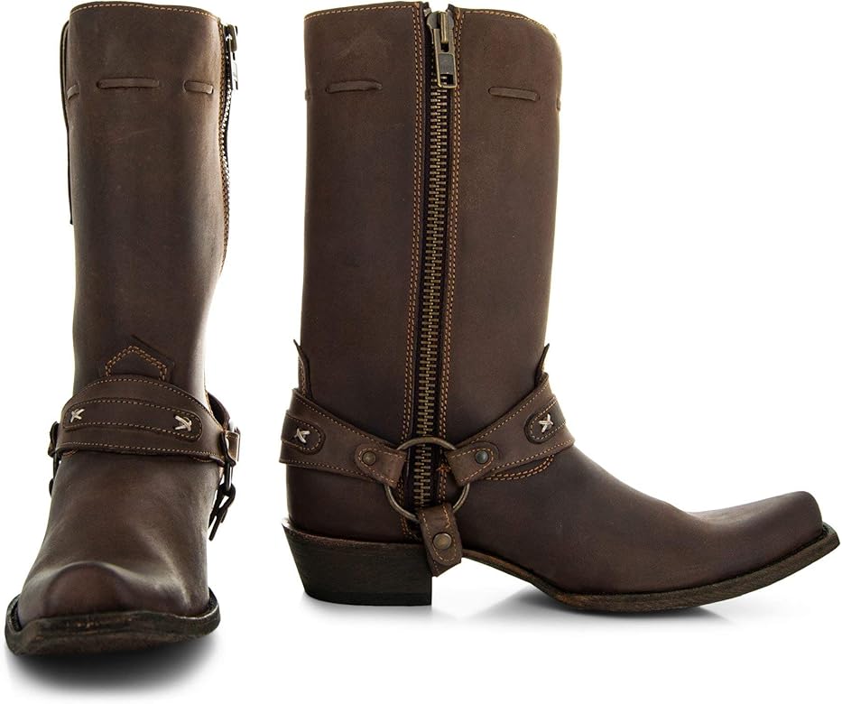 mens harness boots cheap