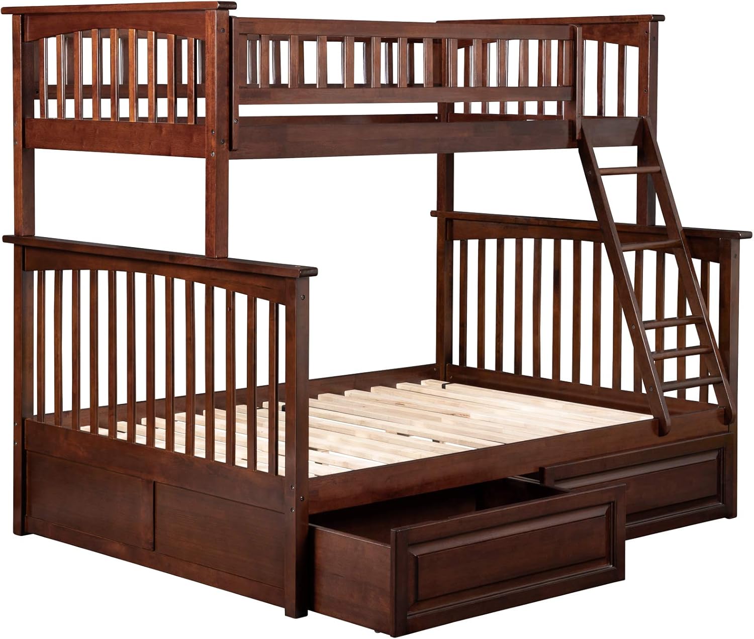 raised twin bed with storage