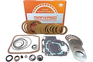 TRANSPEED AOD Automatic Transmission Master Rebuild Kit Overhaul Kit Clutch Steel Plates Gearbox Compatible with Ford Mustang Lincoln Town Car