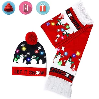 Light up beanie hat Clearance