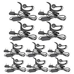 BAOFENG Walkie Talkie Earpiece with Mic 2 Pin K