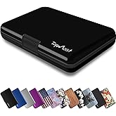 TopMost Aluminum Wallet, Card Case Wallet, Metal RFID Credit Card Holder for Men & Women, 6 Cotton Slots for 10-12 Cards And Bills, Rfd Protective