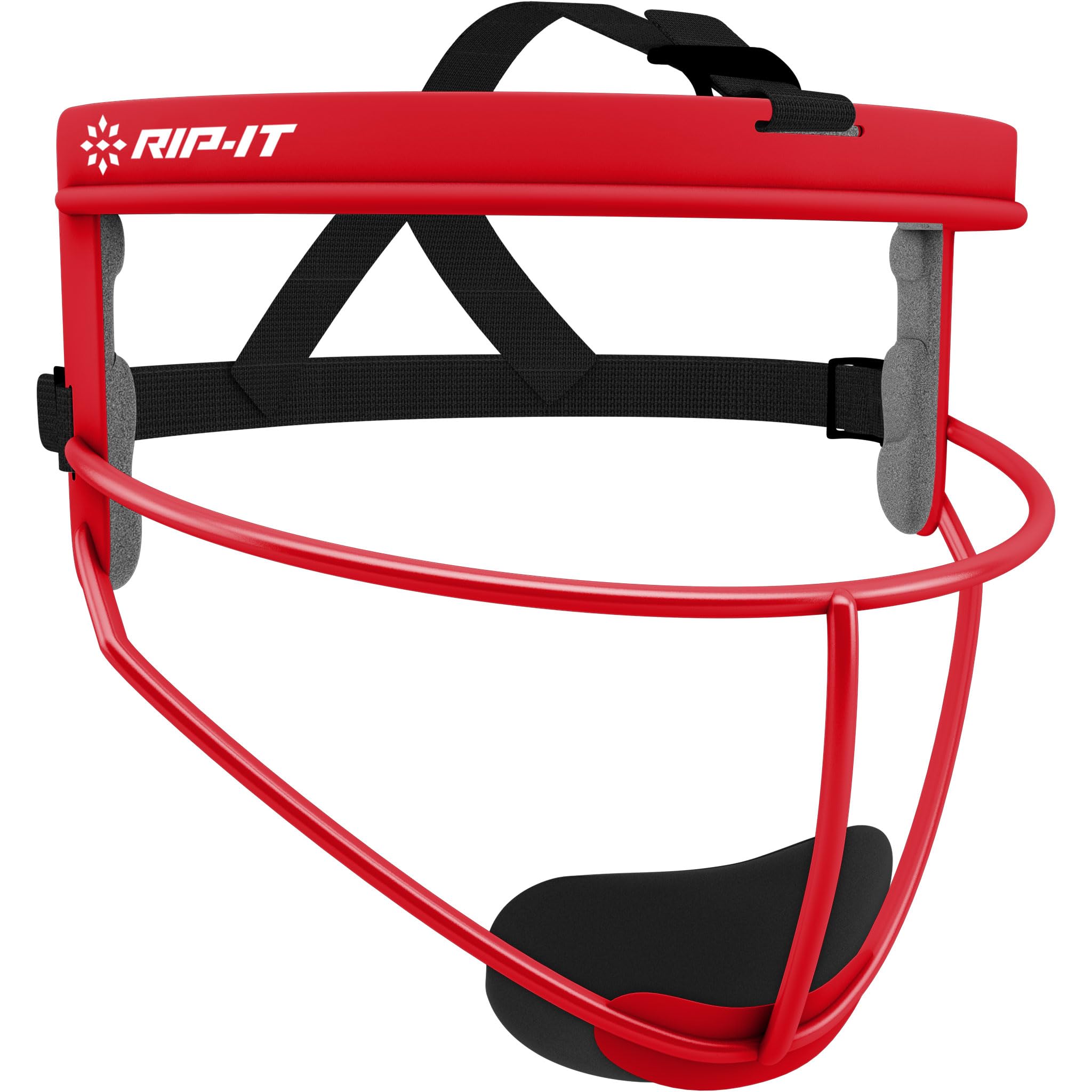 RIP-IT Women's/Girls Defense Softball Fielder's Face Mask | Adult | Scarlet Image