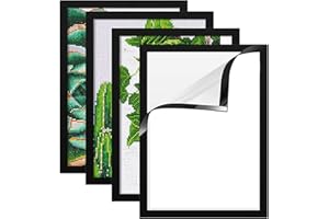 Huacan Diamond Painting Frames 12x16in/30x40cm, Magnetic Diamond Art Frame Self-Adhesive (4 Pack)