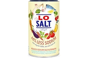 LOSALT – Reduced Sodium Salt | Iodized | Great Tasting Salt Alternative/Substitute with 66% less sodium | 12.3oz/350g tub (pack of 1)