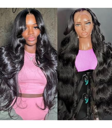 Amazon.com : Hotsea 26 Inch 13x6 Deep Wave Lace Front Wigs  display picture 2