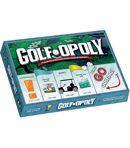 Amazon.com: Golf 2000 Collector's Edition Monopoly Board Game