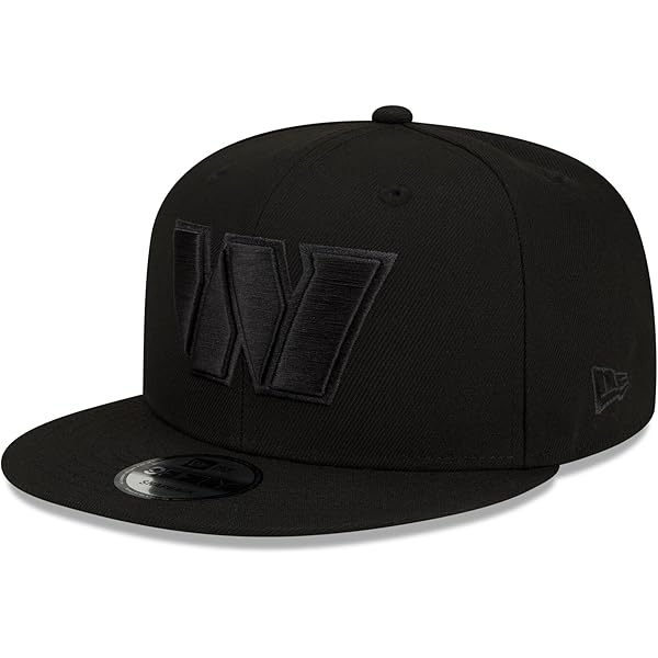 Amazon.com: New Era NFL 9FIFTY Black On Black Adjustable Snapback
