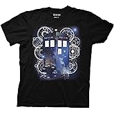 Ripple Junction Doctor WHO Men’s Short Sleeve T-Shirt Tardis Space Tech Universe Time Travel TV Series Officially Licensed