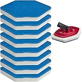 8 Pack Mop Refills Compatible with Vileda Bath Magic Bathroom and Tub Mop