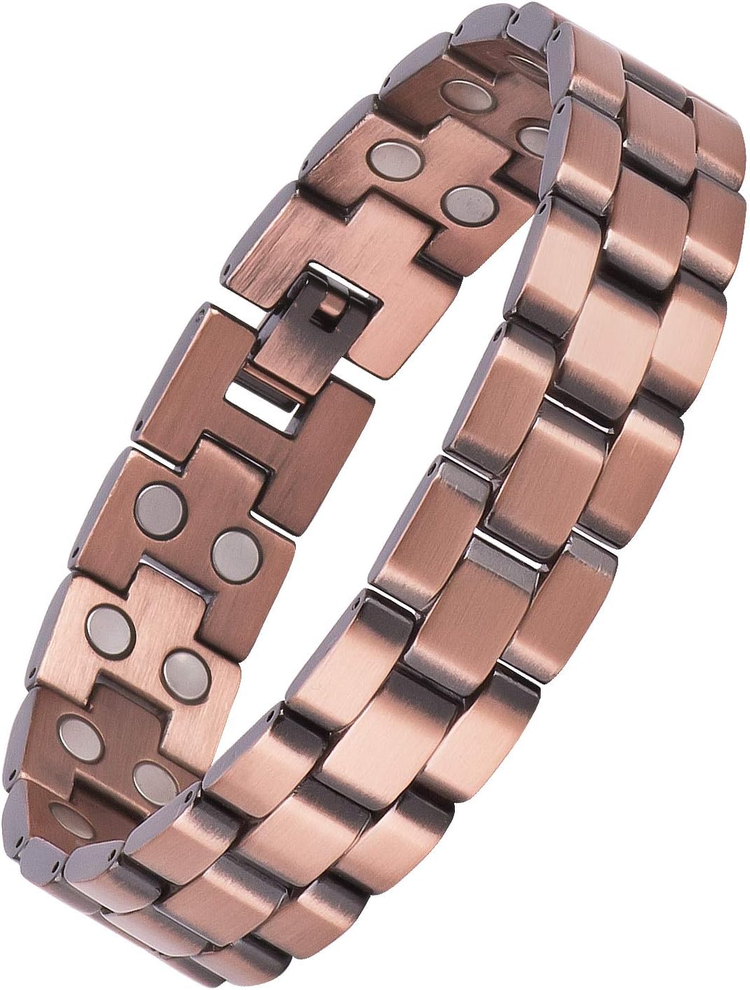 JEROOT TECH Copper Magnetic Therapy Bracelet for Carpal Tunnel and Arthritis Relief: Health & Personal Care