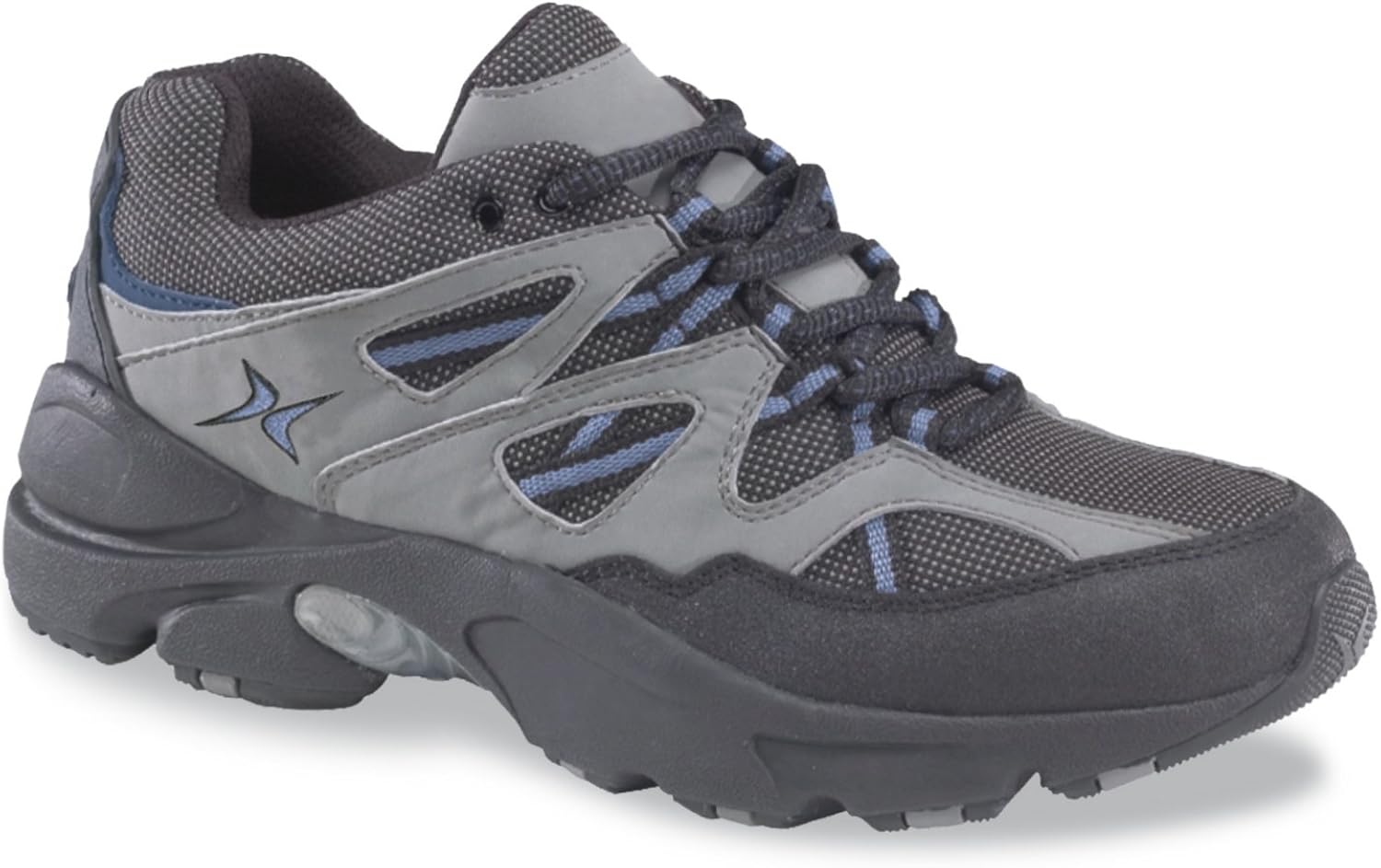 Aetrex Men's V751M Hiking Shoe Grey Nylon CorduraTM 10 D