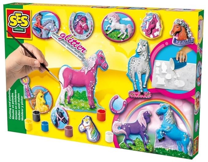 SES 01155 Pferde Gie en Und Anmalen Amazon de Spielzeug