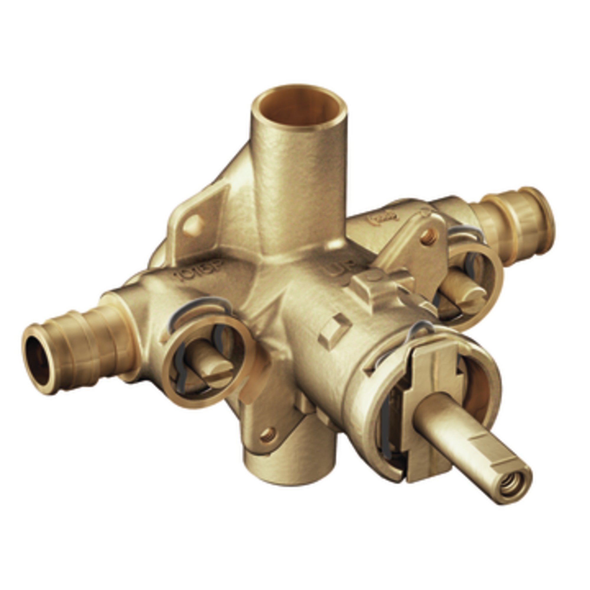 Photo 1 of *UNTESTED*
Moen 8375HD Commercial 1/2" Posi-Temp(R) brass rough in valve includes stops