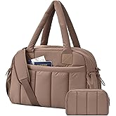 oscaurt Gym Bag for Women Lightweight Duffle Bag for Travel with Toiletry Pouch Water Resistant Carry On Weekender Overnight Duffel
