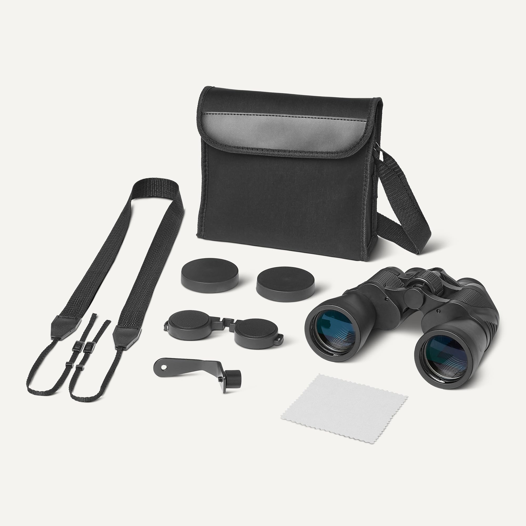 Amazon Basics 7x50 Fernglas Mit Hoher Vergrößerungsleistung, Weitem Sichtfeld, FMC-Optik, Kompatibel Mit Stativen, Schwarz, 1er-Pack 4