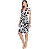 Maggy London Womens Printed Matte Jersey Wrap
