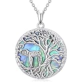 Jewish Jewelry Gifts Necklace Messiah/Chai/Star of David Tree of Life Necklace 925 Sterling Silver Protection Jewelry Gifts for Women Men