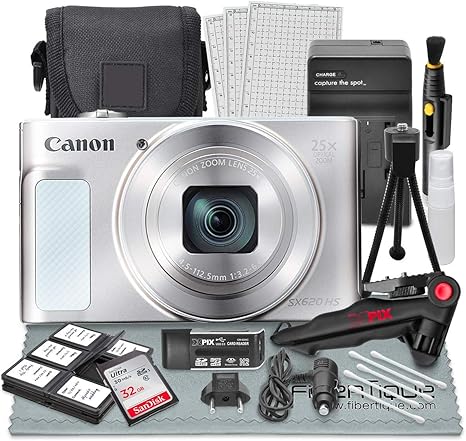 Canon Powershot Sx620 Hs Appareil Photo Numerique Avec Kit De