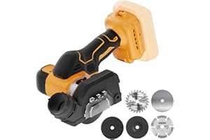 Cordless Cut Off Tool compatible with Dewalt 20V MAX Battery, AODERTI Rotorazer Saw Brushless and Compact, Tile Cutter 10,000RPM, 5 Saw 3” Blades for Metal, Wood, Tile and Plastic (Bare Tool Only)