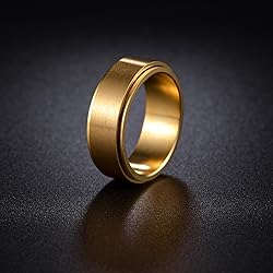 Udolfly Mens Fidget Rings Anxiety Rings for Men