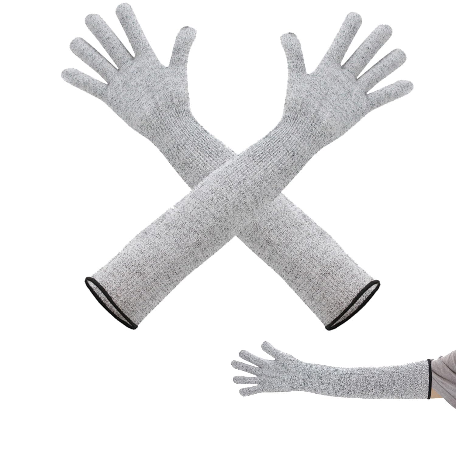 WADY Guard Gloves Gardening, Long Anti Cut Gloves, Gardening Gloves Long,Long Gardening Gloves, Cut Resistant Sleeves, Cut Proof Sleeves, Cut Resistant Garden Sleeves,Safety Sleeves For Yard Work (50)