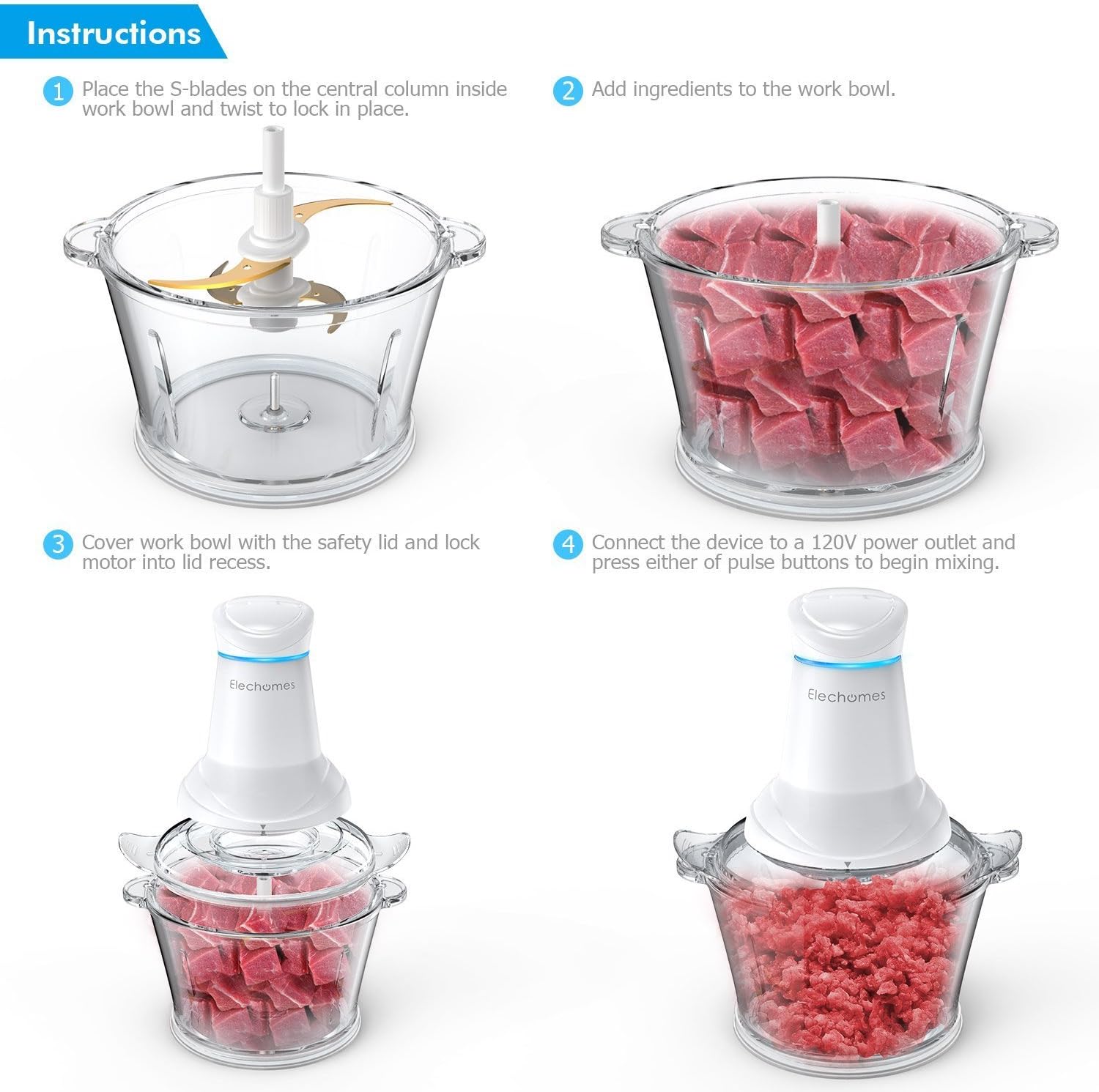 elechomes food processor