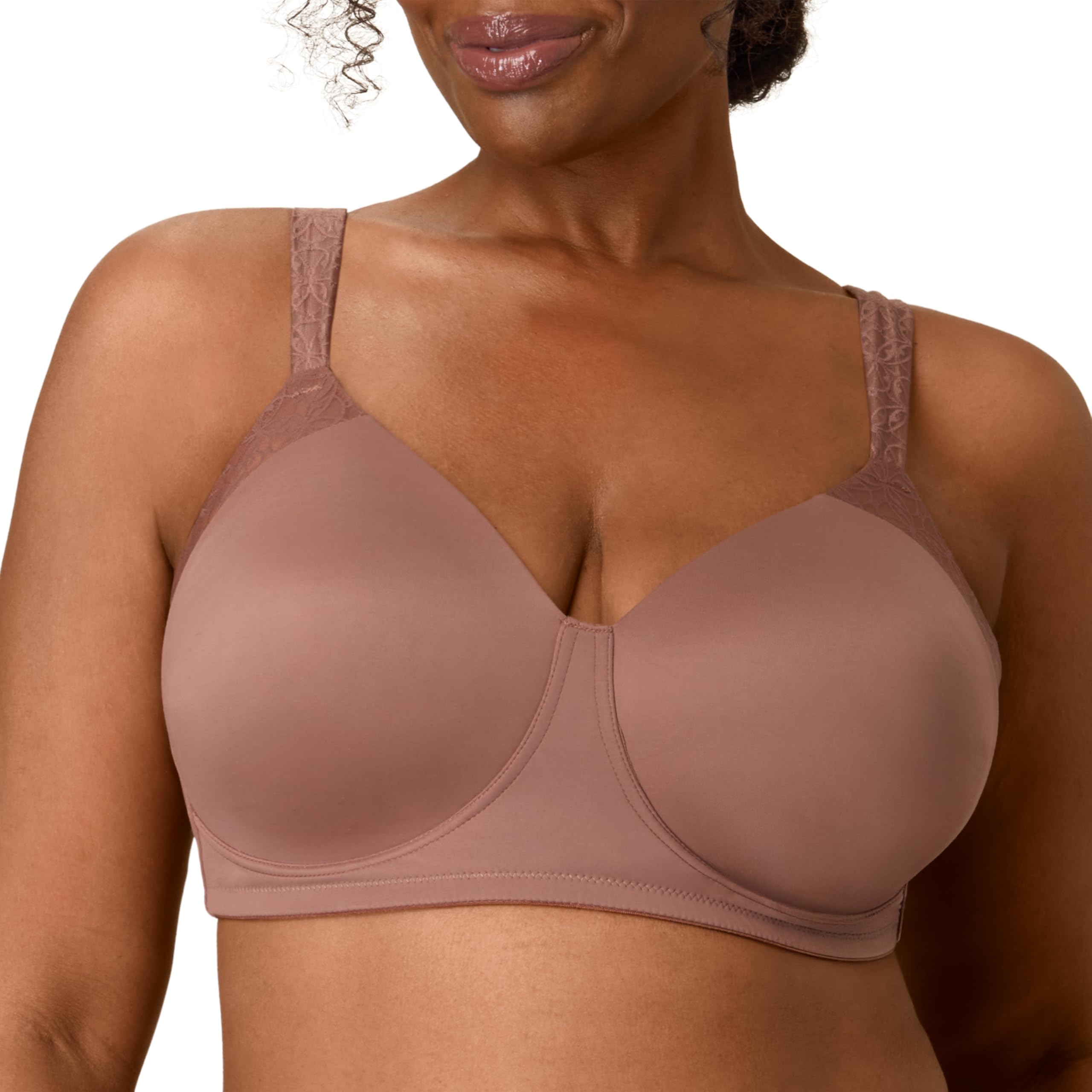 Playtex Wireless Bra, 18 Hour Plus-Size Bras Available, Ultimate Lift, Moisture-Wicking, Single Or 2-Pack Reggiseno Altamente Coprente, Bianco, 4DD Donna