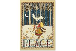 Current Peace Dove Religious Christmas Cards with Envelopes © Mary Engelbreit - Set of 18 Large 5 x 7-Inch Folded Cards, Holiday Greeting Card Value Pack