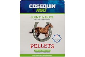 Nutramax Laboratories Cosequin ASU Joint & Hoof Pellets Joint Health Supplement for Horses - Pellets with Glucosamine, Chondroitin, MSM, and Biotin, 1200 Grams
