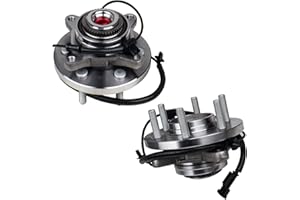 KUSATEC 515169 Front 2PCS 4x4 Wheel Bearing and Hub Assembly Compatible with Ford F-150 4WD 2015 2016 2017, 6 Lug Bolts w/ABS