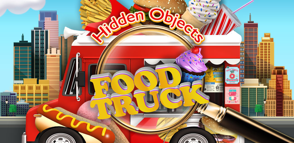 Hidden Object Food Truck and Junk Foods - Candy, Chocolate, Cupcake Dessert Objects Photo Pic Game