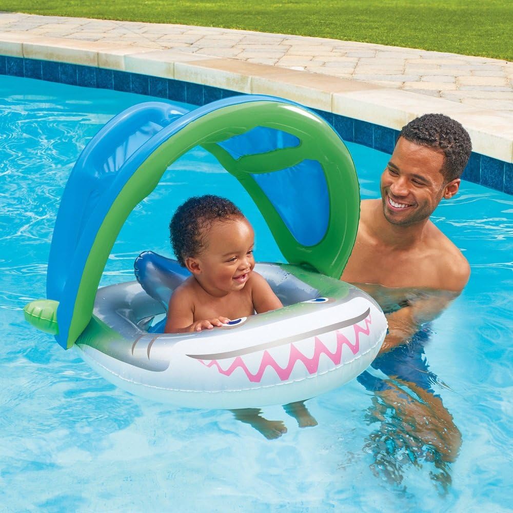 baby float with cover