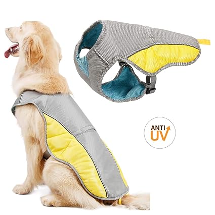 SelfLove Hund Kühlweste für Hunde Kühl-Weste Hundekühler Reflektierend Atmungsaktive Verstellbar Sommer