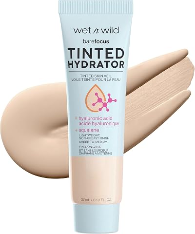 Wet n Wild Bare Focus Tinted Hydrator Light Medium Oil-Free Hyaluronic