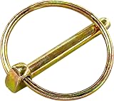 DDHOMIN 8 PCS Heavy Duty Lynch Pin Set 6mm Round Linch Pins for Tractors view 1