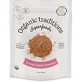 Organic Traditions Camu Camu Berry Powder Organic Superfood Great for Smoothies and More,100g/3.5oz Bag