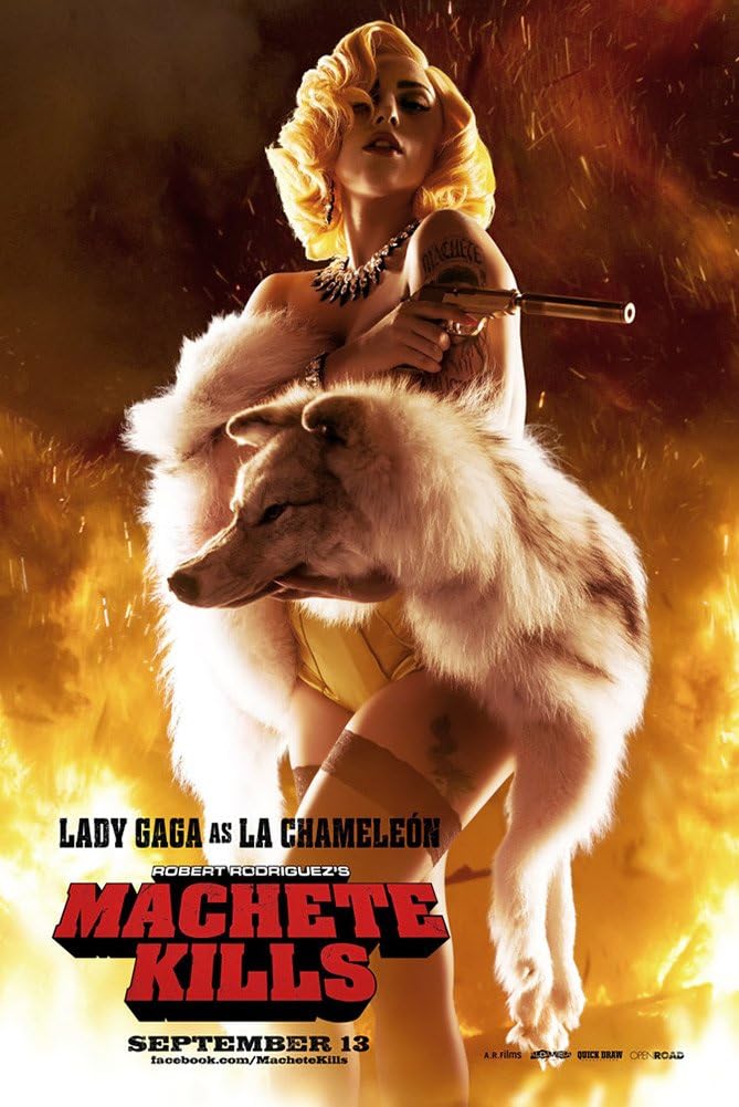PosterOffice Machete Kills (Lady Gaga) - (24" X 36") Movie Poster - An Authentic Print with Holographic Sequential Numbering