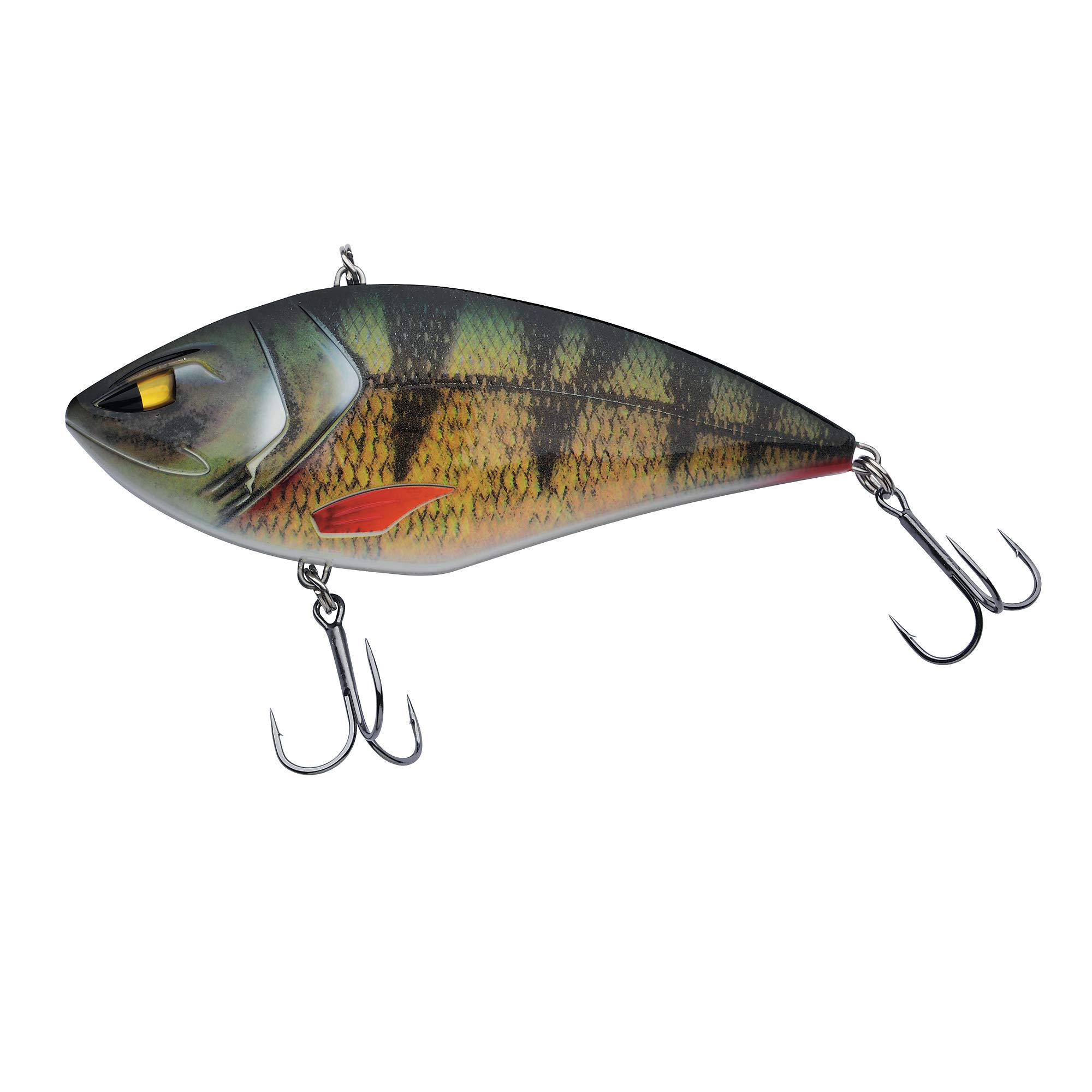 Berkley Zilla Lipless, Fishing Hook, Hard Lure, Fast Sinking Jerkbait / Crankbait with with extreme Loud Rattle, Fusion 19 Treble Hooks - Lead Free PredatorFishing, Pike, Unisex,Perch, 80g | 135mm