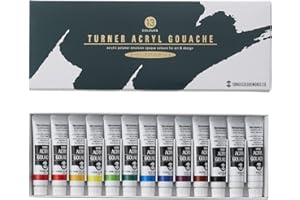 13 The Turner acrylic gouache (12 colors) School set (japan import)