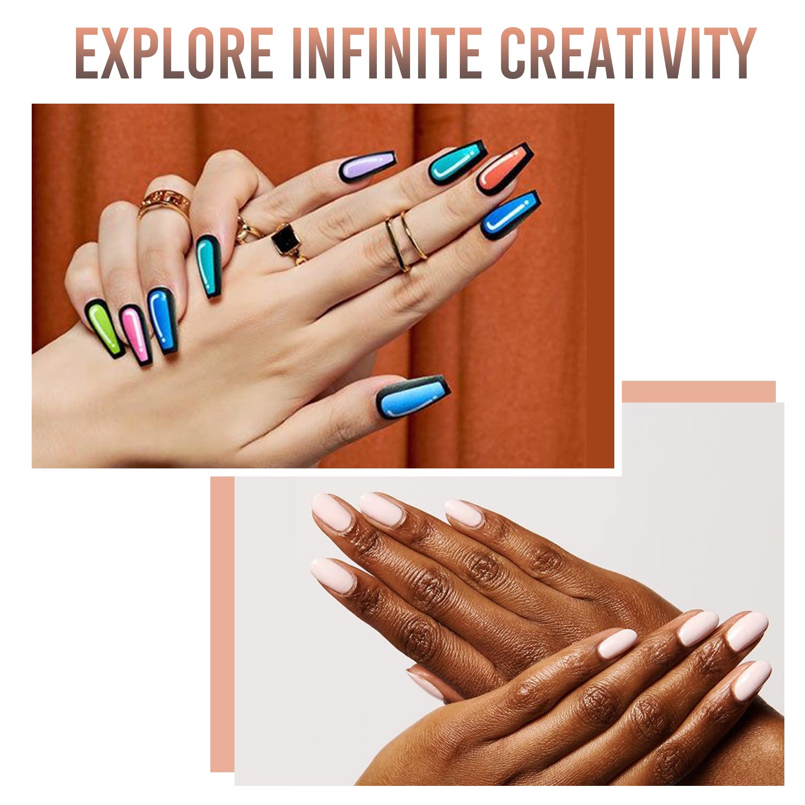 20000RPM Electric Nail Drill Compact Portable Efile Professional Manicure Pedicure Nail File Drill Kit for Acrylic, Gel Nails and Home Salon Use, Gold - Image 4