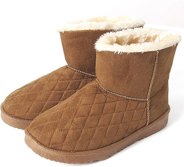 Amazon トップイズム メンズ ムートンブーツ フェイクファー エンジニアブーツ ショートブーツ キルティング Ll 27 28cm 3 キャメル Topism トップイズム ブーツ