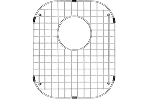 Serene Valley Sink Protector and Kitchen Sink Bottom Grid NDG1518, 304 Premium Stainless Steel, dim 12" x 14 1/8"