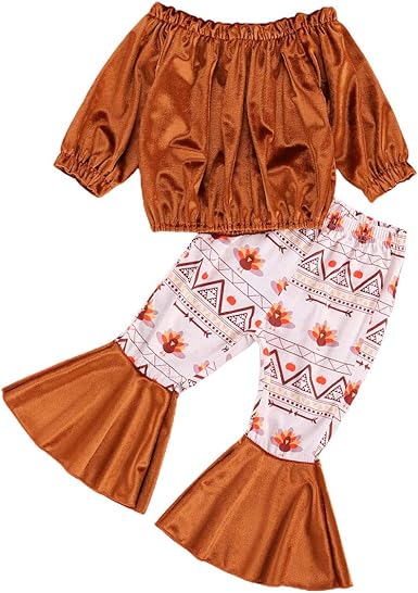 baby girl bell bottom outfits