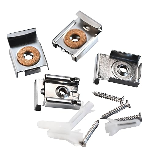 CRL Chrome Round Mirror Clip Set Amazon.co.uk DIY & Tools