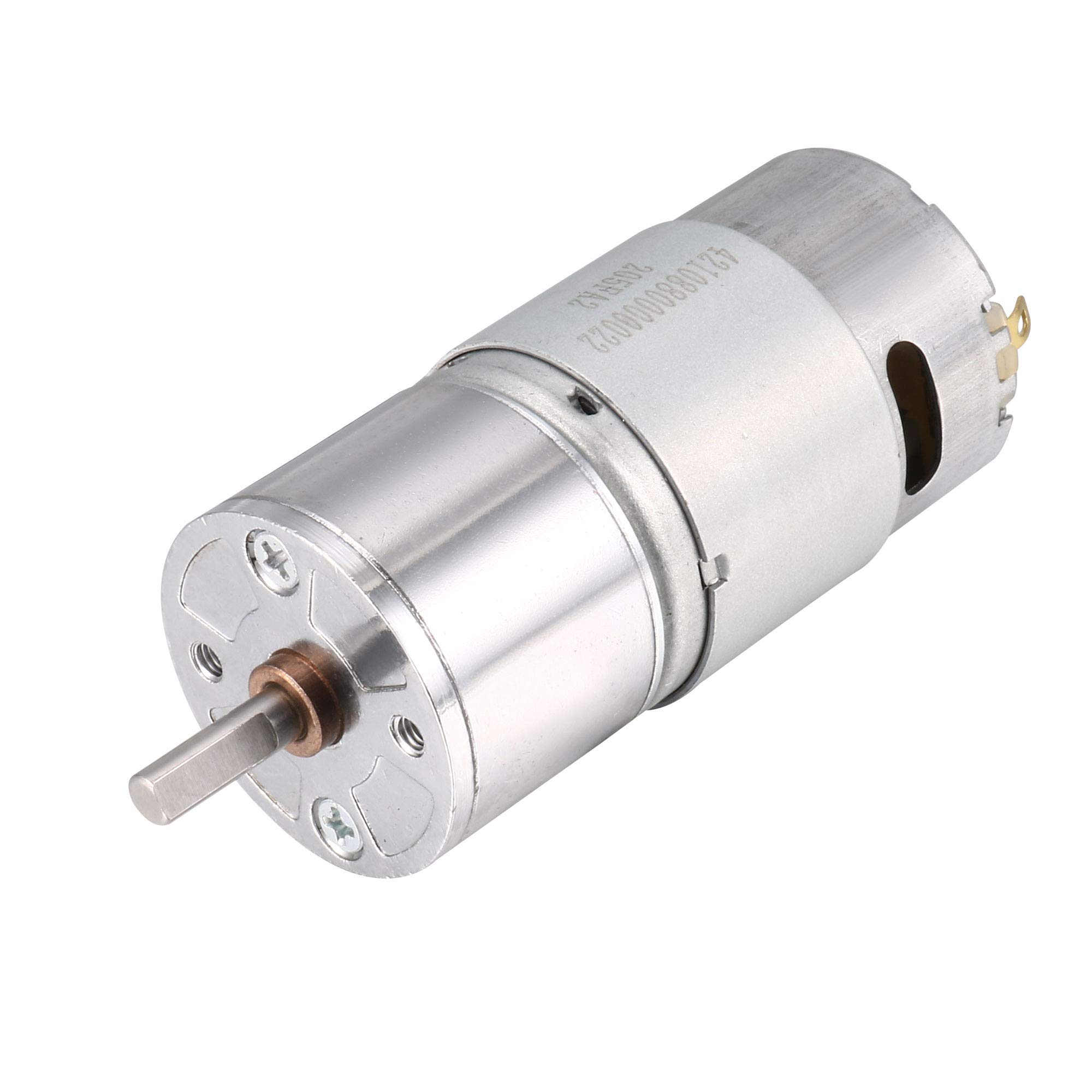 Uxcell 12V DC 150 RPM Gear Motor High Torque Electric Reduction Gearbox Centric Output Shaft