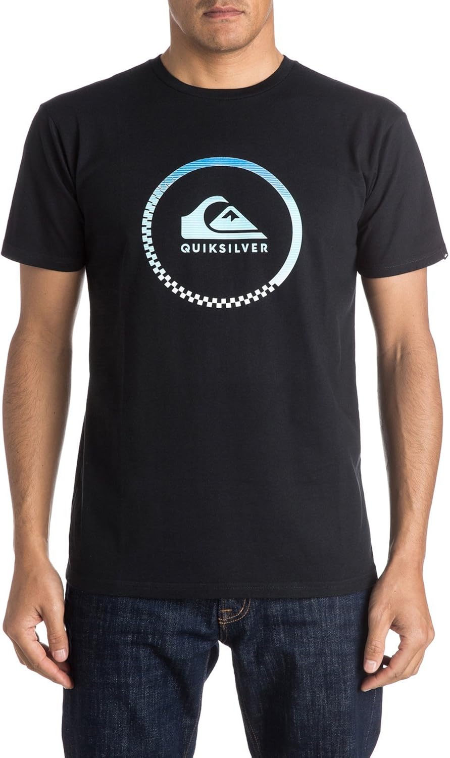Quiksilver Men's Classic Active Logo Short Sleeve Screen TShirt
