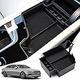 MARCHFA Center Console Organizer Tray Compatible for 2017-2022 2023 2024 Volvo XC90 S90 Accessories for Volvo XC60 2024 2023 2022-2018 Armrest Box Tray Organizer Insert Storage Box