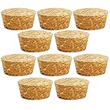 10Pcs Tapered Cork Plugs Wooden Wine Corks Stoppers