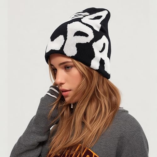 Vbzkny Women Y2K MEA Culpa Beanie Hat Y2k Accessorie Beanie